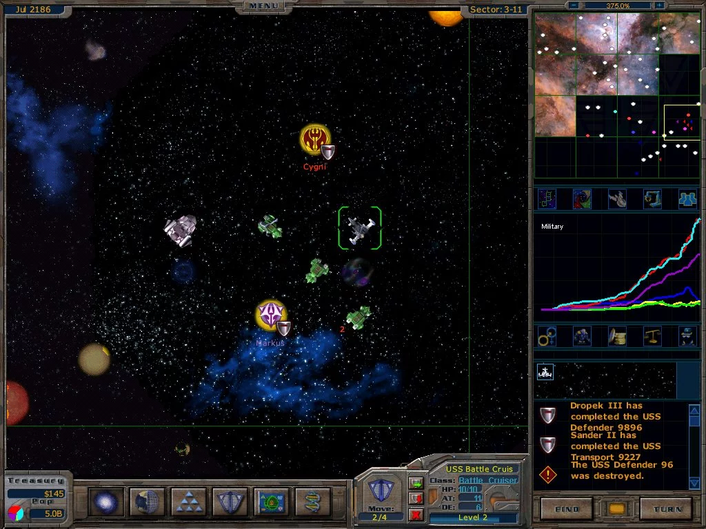Изображение игры: Galactic Civilizations (2003)
