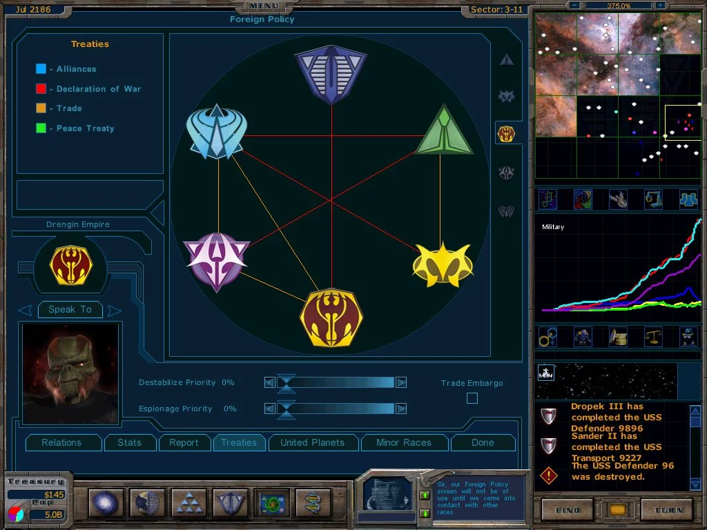 Изображение игры: Galactic Civilizations (2003)