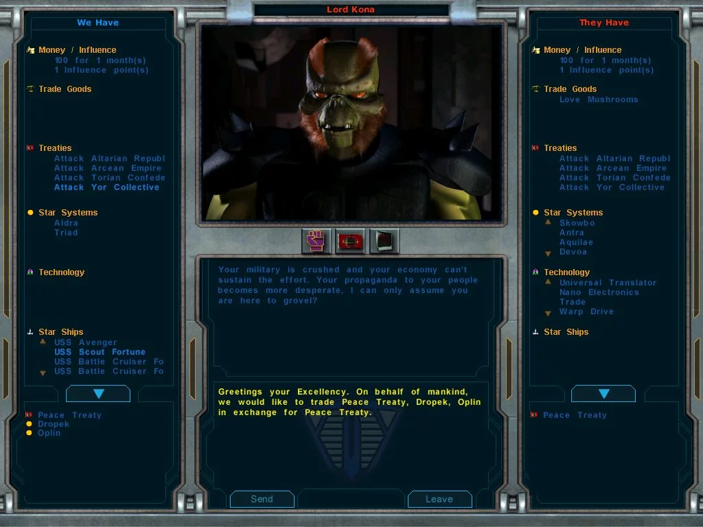 Изображение игры: Galactic Civilizations (2003)