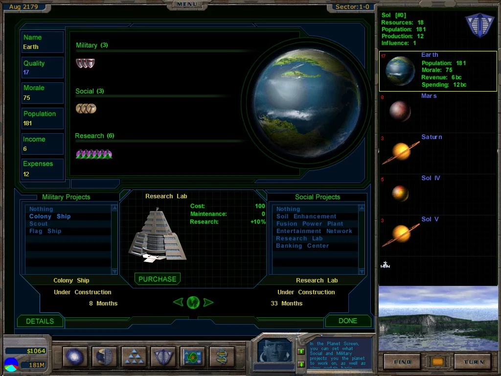 Изображение игры: Galactic Civilizations (2003)