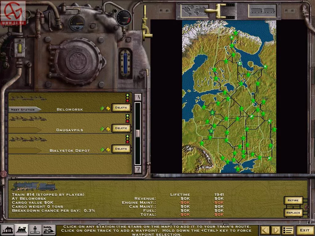 Изображение игры: Railroad Tycoon 2: The Second Century