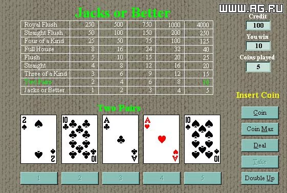 Изображение игры: Advanced Video Poker