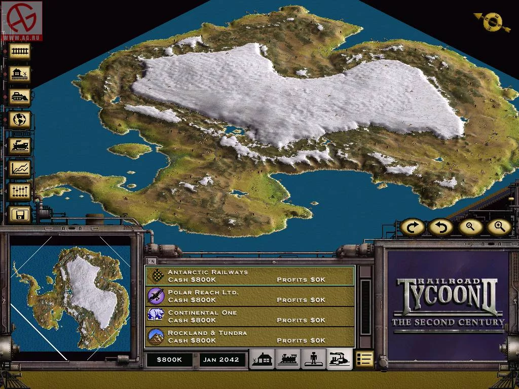 Изображение игры: Railroad Tycoon 2: The Second Century