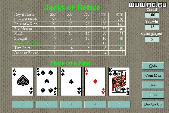 Изображение игры: Advanced Video Poker