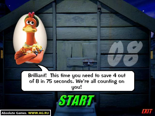 Изображение игры: Chicken Run CD-ROM Fun Pack