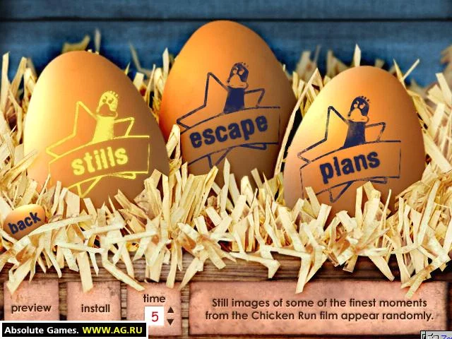 Изображение игры: Chicken Run CD-ROM Fun Pack