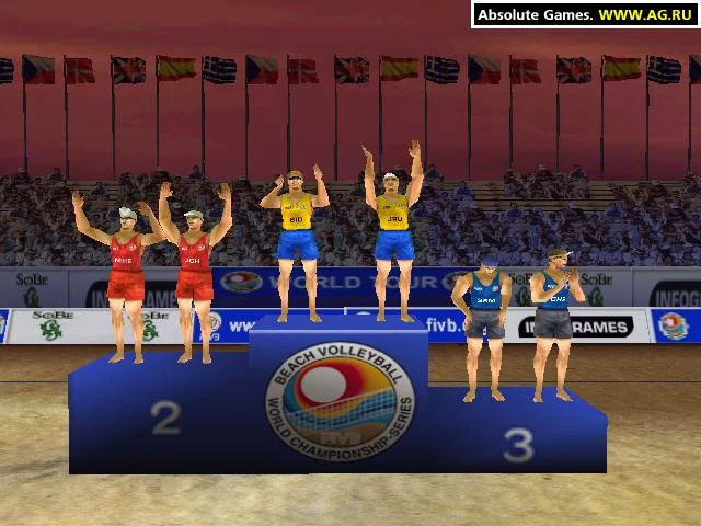 Изображение игры: Power Spike Pro Beach Volleyball