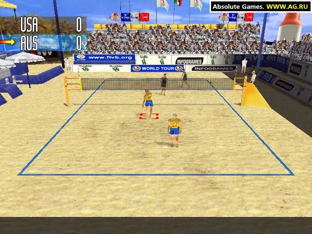 Изображение игры: Power Spike Pro Beach Volleyball