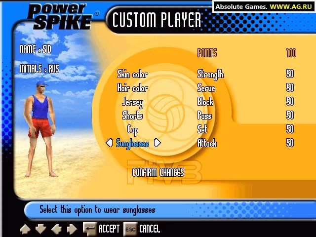 Изображение игры: Power Spike Pro Beach Volleyball