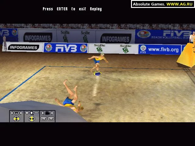 Изображение игры: Power Spike Pro Beach Volleyball