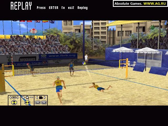 Изображение игры: Power Spike Pro Beach Volleyball