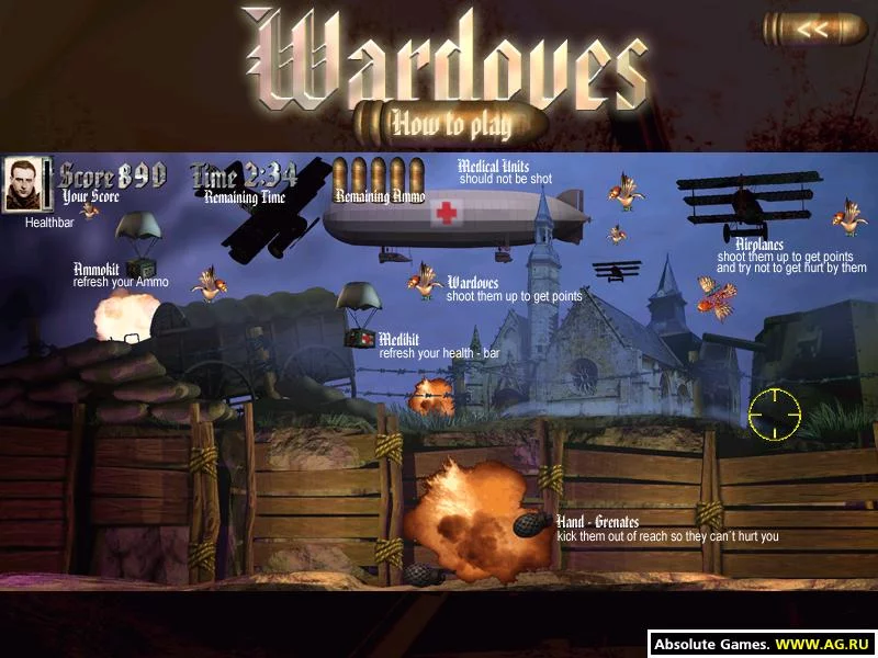 Изображение игры: WarDoves: Secret Weapon of World War I