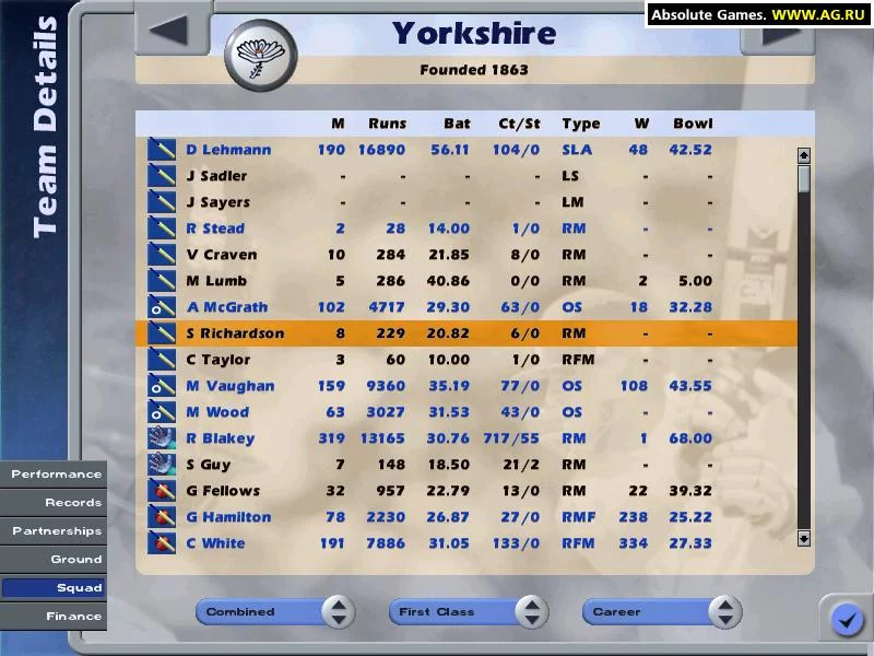 Изображение игры: International Cricket Captain 2002