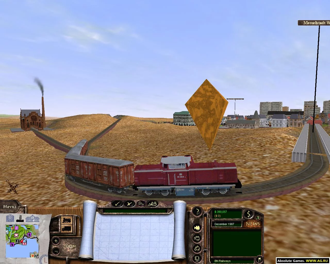 Изображение игры: Trains & Trucks Tycoon