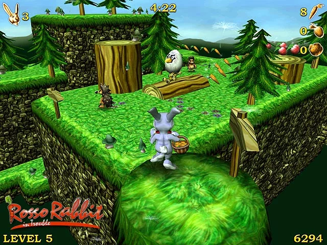Изображение игры: Rosso Rabbit in Trouble