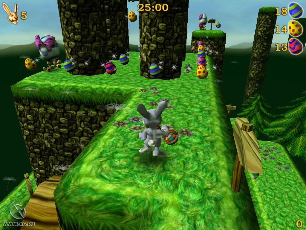 Изображение игры: Rosso Rabbit in Trouble