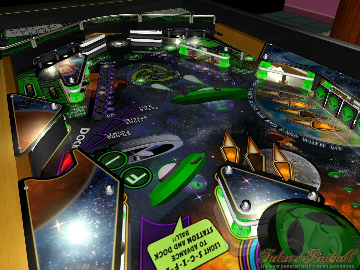 Изображение игры: Future Pinball