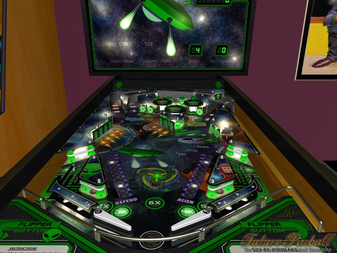 Изображение игры: Future Pinball