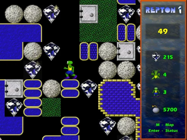 Изображение игры: Repton 1