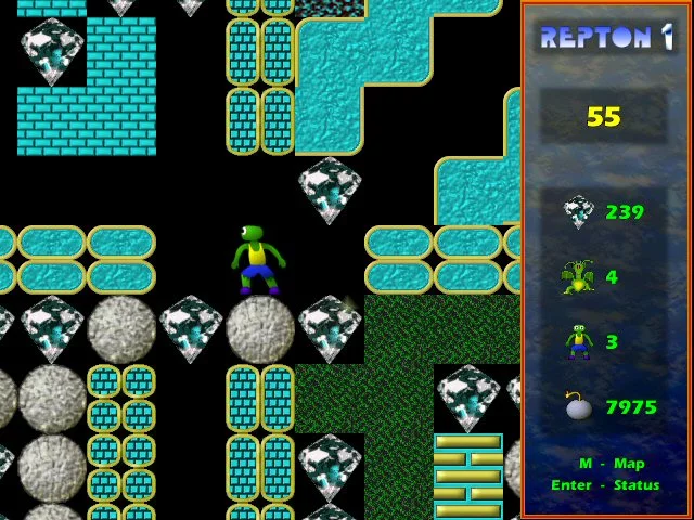 Изображение игры: Repton 1