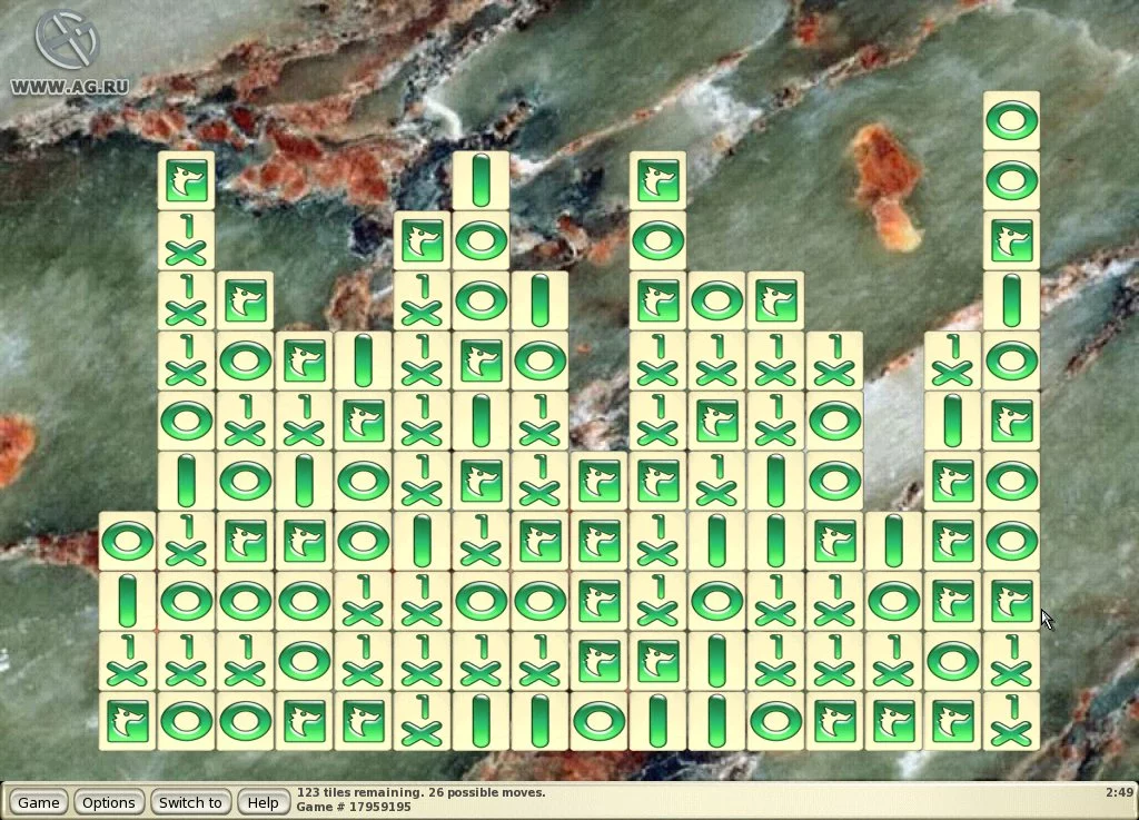 Изображение игры: Masque Mahjongg