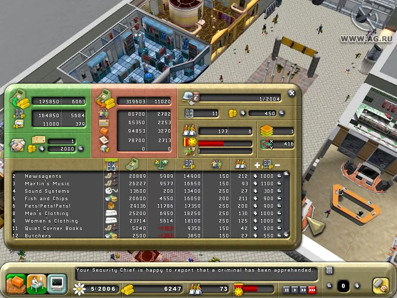 Изображение игры: Shopping Centre Tycoon