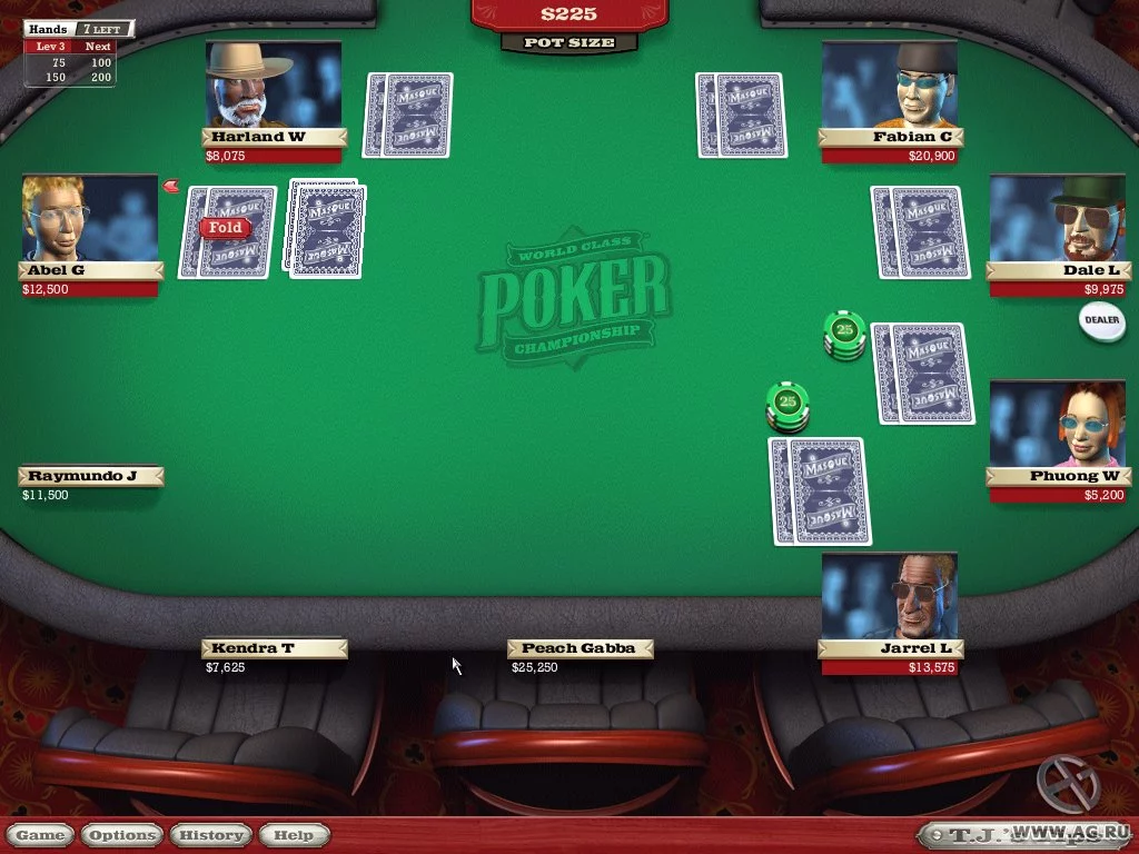 Изображение игры: World Class Poker with T.J. Cloutier