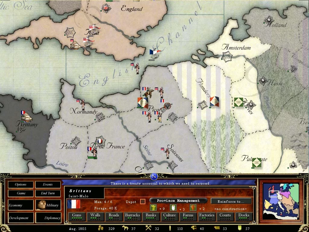 Изображение игры: Crown of Glory: Europe in the Age of Napoleon