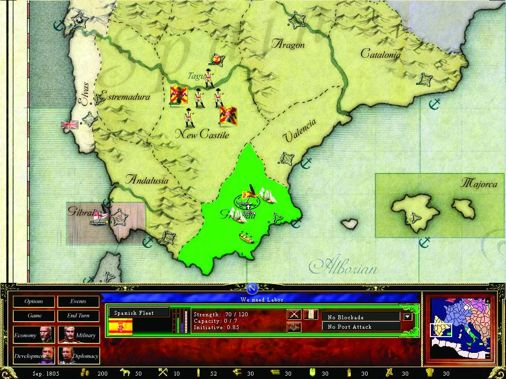 Изображение игры: Crown of Glory: Europe in the Age of Napoleon