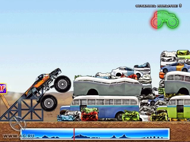 Изображение игры: MonsterTruck Challenge