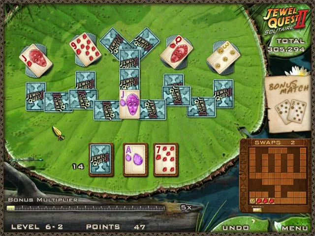 Изображение игры: Jewel Quest Solitaire 2