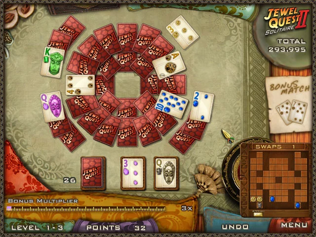Изображение игры: Jewel Quest Solitaire 2