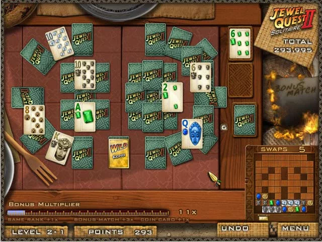 Изображение игры: Jewel Quest Solitaire 2