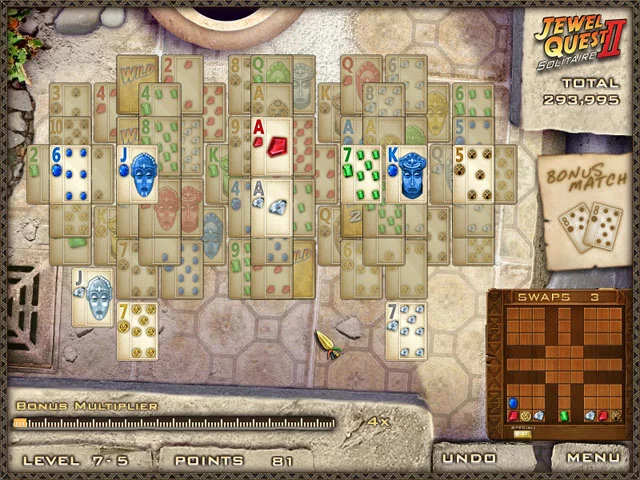 Изображение игры: Jewel Quest Solitaire 2