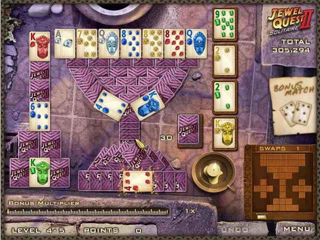 Изображение игры: Jewel Quest Solitaire 2