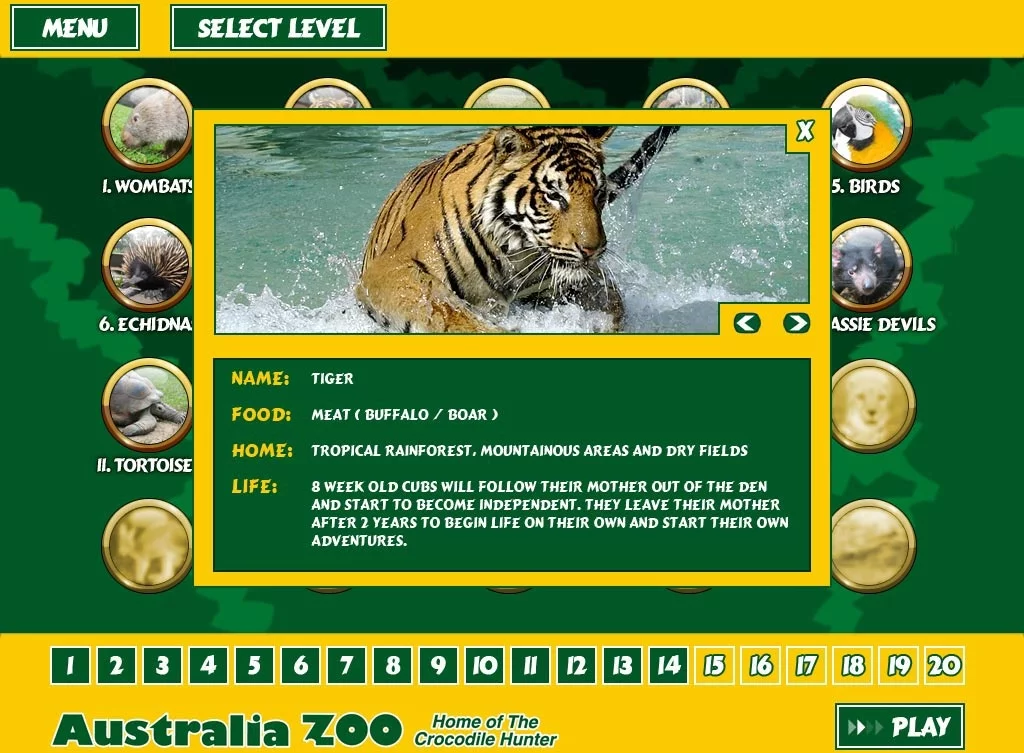 Изображение игры: Australia Zoo Quest