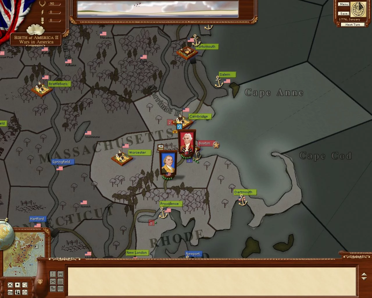 Изображение игры: Birth of America 2: Wars in America 1750-1815