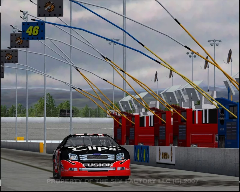 Изображение игры: ARCA Sim Racing '08