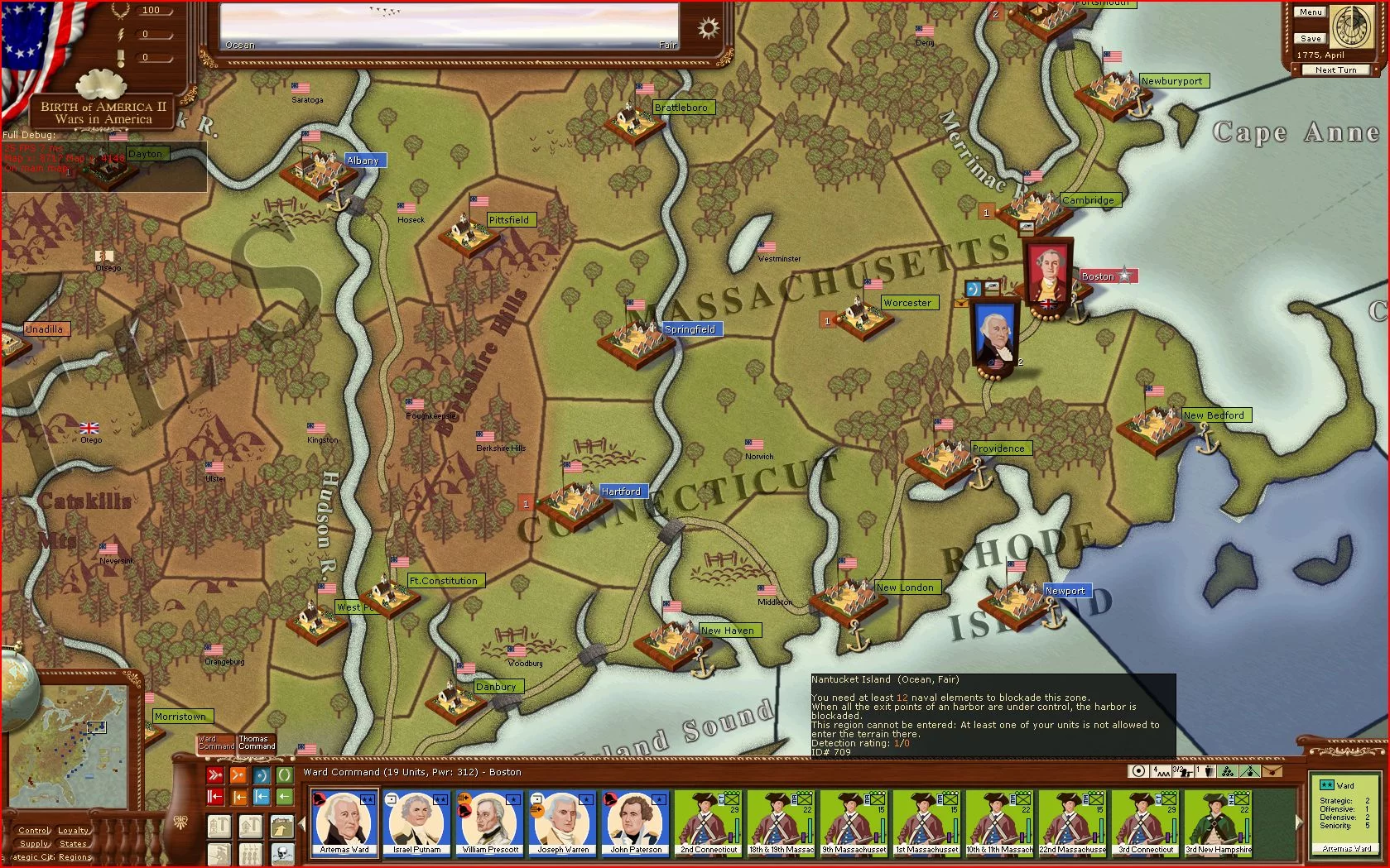 Изображение игры: Birth of America 2: Wars in America 1750-1815