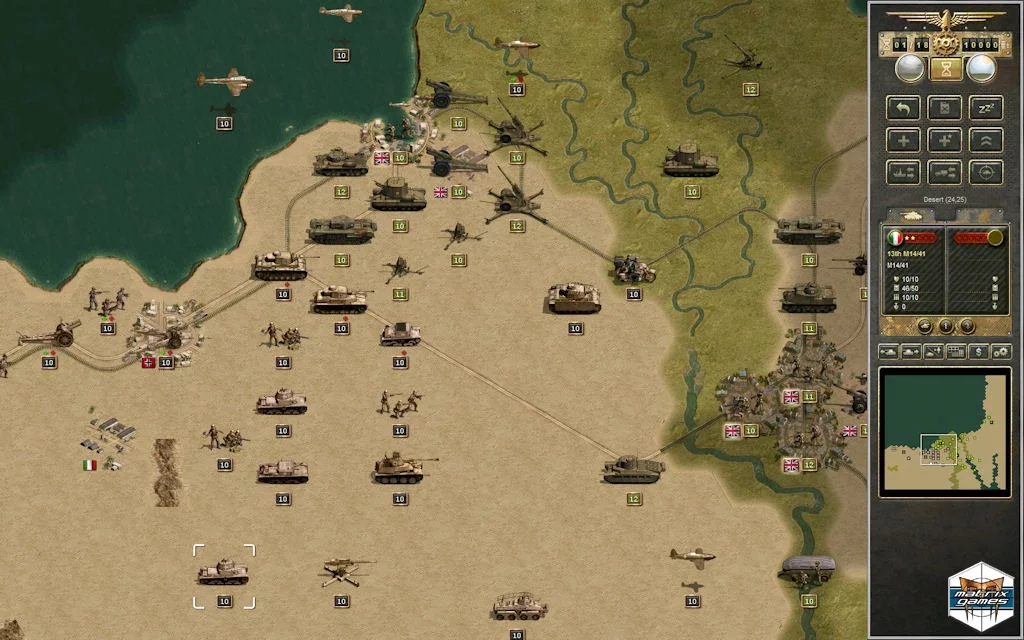 Изображение игры: Panzer Corps: Afrika Korps