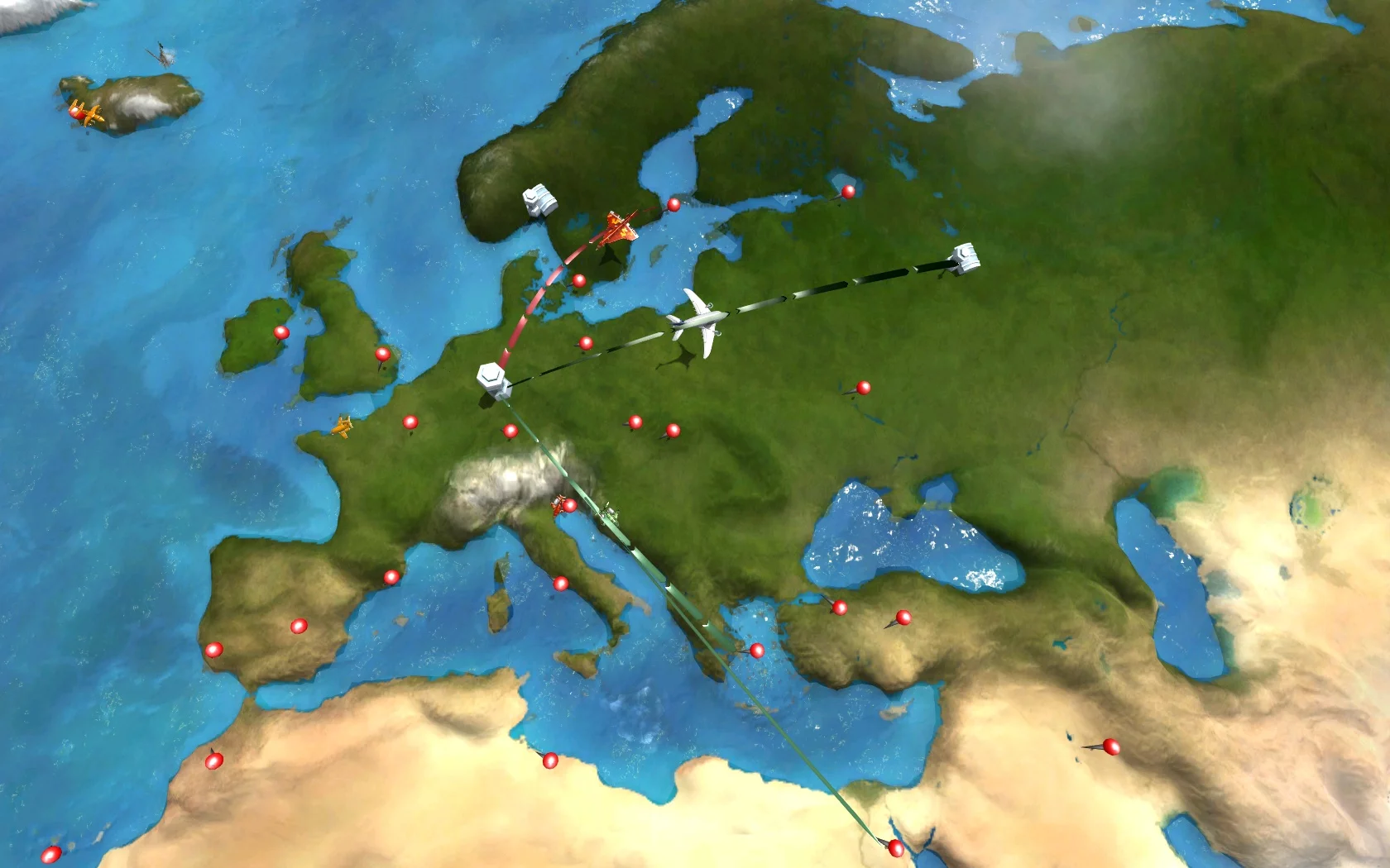 Изображение игры: Airline Tycoon 2: Falcon Lines