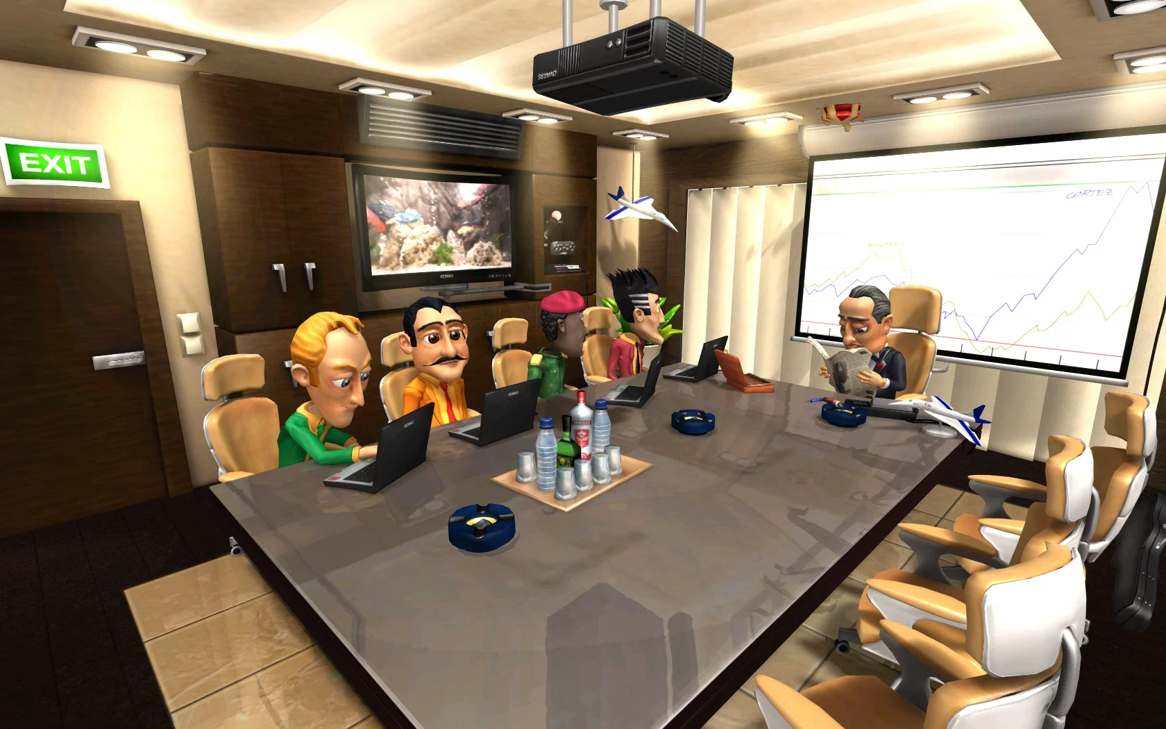 Изображение игры: Airline Tycoon 2: Falcon Lines