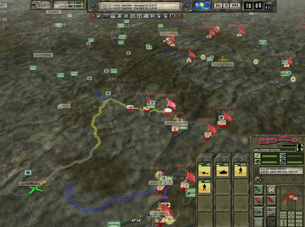 Изображение игры: World War II: General Commander