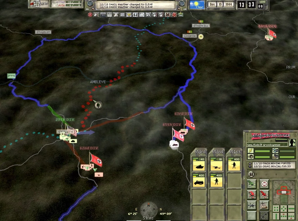 Изображение игры: World War II: General Commander