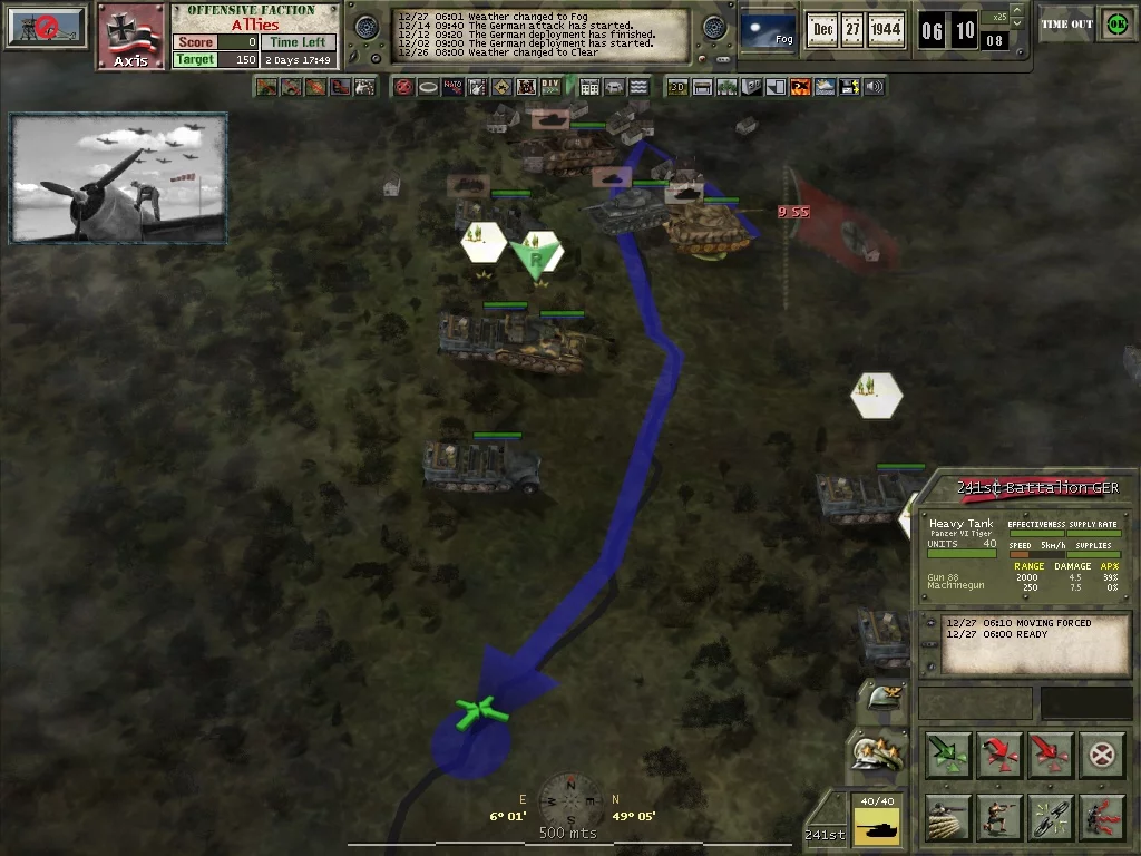 Изображение игры: World War II: General Commander