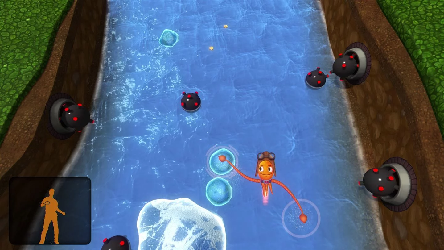 Изображение игры: Squid Hero for Kinect