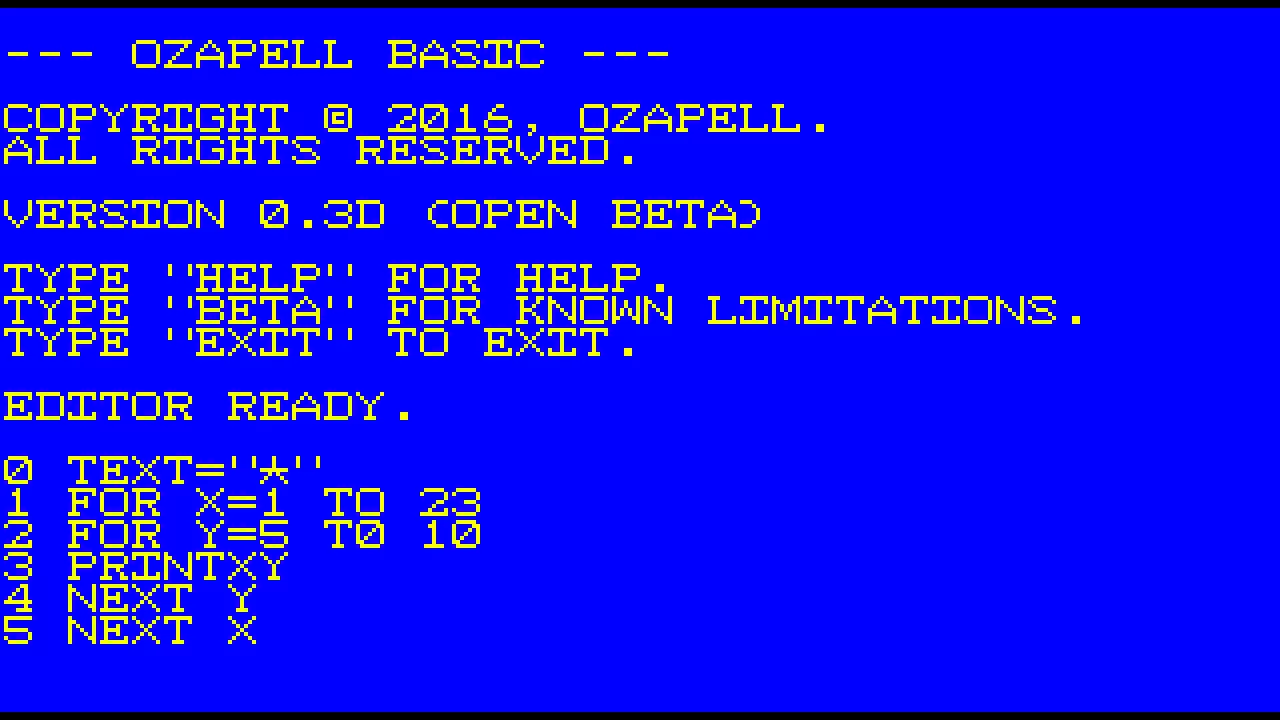 Изображение игры: Ozapell Basic