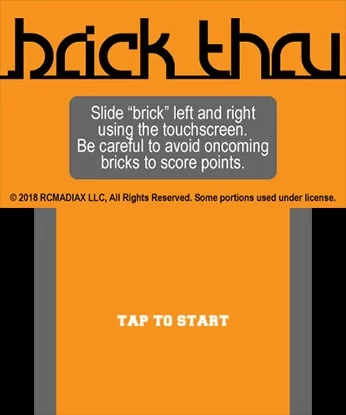 Изображение игры: BRICK THRU