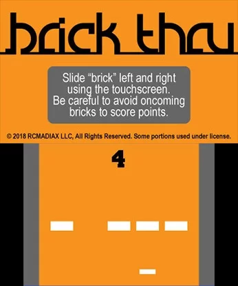 Изображение игры: BRICK THRU
