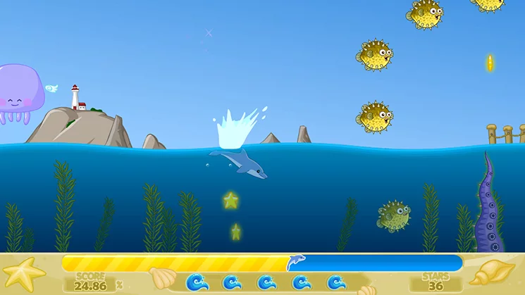 Изображение игры: Star Splash: Shattered Star